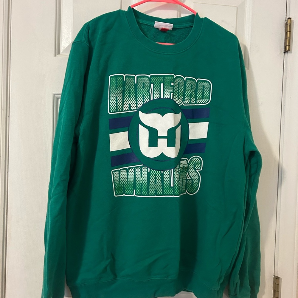 Hartford Whalers Green Crewneck